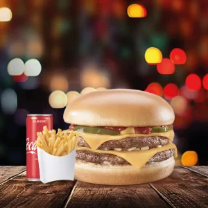BURGERS - DOUBLE CHEESE